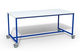 Table acier à 1 plateau 200x100x90 cm